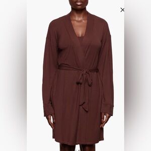 NWT SKIMS Sleep Short Robe size large